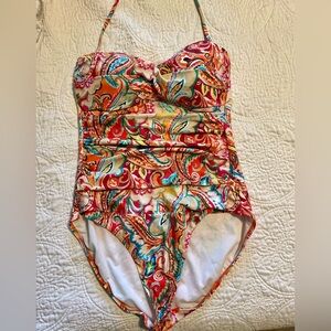 Women’s Ralph Lauren slimming paisley one piece